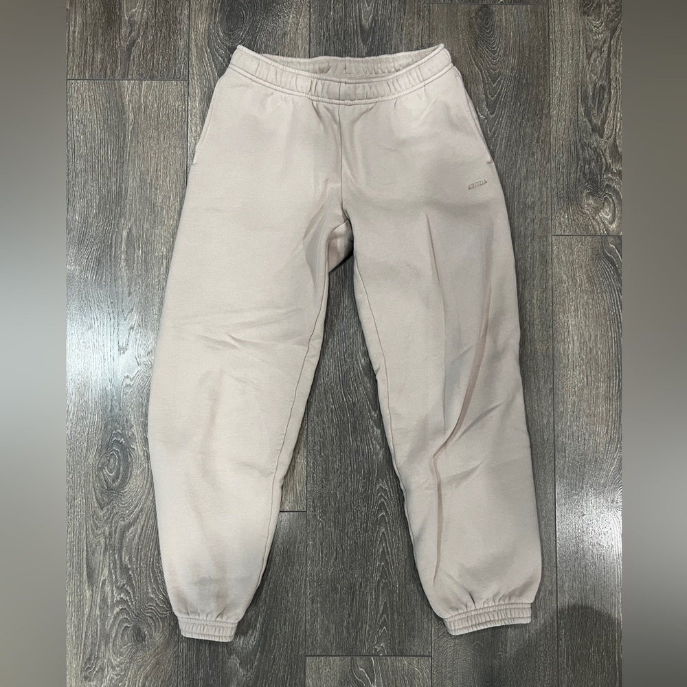Aritzia Light Beige Track Pants Joggers